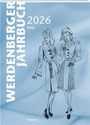Text: "WERDENBERGER JAHRBUCH 2026 Mode". Zeichnung: Zwei stilvoll gekleidete Frauen in eleganter Kleidung.