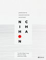 Text oben: "JAPANISCHER TEE ZWISCHEN TRADITION UND ZEITGEIST". Vertikal: "NIHON CHA". Unten: Drei Autorennamen. Links: Linien.