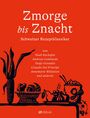 Titel: "Zmorge bis Znacht". Untertitel: "Schweizer Rezeptklassiker". Silhouetten von Lebensmitteln auf rotem Hintergrund.