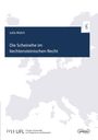 „Die Scheinehe im liechtensteinischen Recht“ von Julia Walch. UFL Logo, Karte von Europa im Hintergrund.