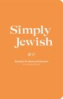 "Simply Jewish. Rezepte für Geist und Gaumen. Von Anita Winter." Oranger Hintergrund, zwei Symbole: Davidstern und Herz.