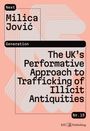 Text: "Next Generation Milica Jović. The UK’s Performative Approach to Trafficking of Illicit Antiquities. Nr. 15."  
Hintergrundfarbe: Pastellrosa.