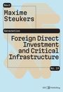Maxime Steukers, Foreign Direct Investment and Critical Infrastructure, Nr. 19, 
blauer Hintergrund, beige geometrisches Design.