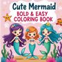 Laura Bidden: Bidden, L: Bold and Easy Mermaid Coloring Book for Kids 3-6, Buch