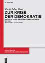 Moritz Julius Bonn: Zur Krise der Demokratie, Buch