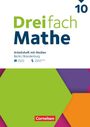 Dreifach Mathe 10. Schuljahr - Berlin und Brandenburg - Arbeitsheft mit Medien und Lösungen - Inkl. Erklärvideos und interaktiven Übungen, Buch