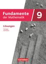 : Fundamente der Mathematik 9. Schuljahr. Thüringen - Lösungen zum Schulbuch, Buch