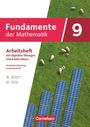 "Fundamente der Mathematik 9. Arbeitsheft, Nordrhein-Westfalen Gymnasium G9. Grüne Wiese mit Solarpanels und Schafen."
