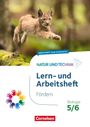 „Lern- und Arbeitsheft. Fördern. Biologie 5/6. Natur und Technik.“ Ein springender junger Luchs im Wald.