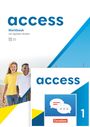 Eleanor Toal: Access Band 1: 5. Schuljahr - Workbook mit digitalen Medien - plus Zugangscode zu interaktivem Kompetenztraining in ChatClass, Div.