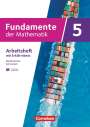 : Fundamente der Mathematik 5. Schuljahr. Niedersachsen - Arbeitsheft zum Schulbuch mit Medien und Lösungen, Buch