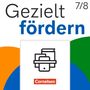 Gezielt fördern 7./8. Schuljahr - Lern- und Übungshefte Deutsch 2025 - Thematische Arbeitshefte im Paket, Buch