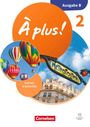 "A plus! Ausgabe B, 2, Carnet d'activités". Illustration von Heißluftballons, Pariser Gebäude und Metropolitain-Schild.