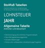 Tabelle, Lohnsteuer 2026 Jahr, Buch