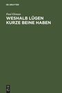 Paul Ekman: Weshalb Lügen kurze Beine haben, Buch