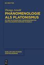 Thomas Arnold: Phänomenologie als Platonismus, Buch