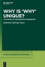 : Why is 'Why' Unique?, Buch