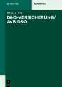 : D&O-Versicherung/AVB D&O, Buch