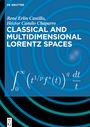 René Erlin Castillo: Classical and Multidimensional Lorentz Spaces, Buch