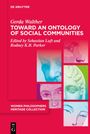 Gerda Walther: Toward an Ontology of Social Communities, Buch