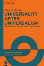 Markus Messling: Universality after Universalism, Buch