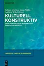 "Kulturell Konstruktiv: Sprachtheoretische Perspektiven der Kulturlinguistik." Grüner Hintergrund, abstraktes Muster.