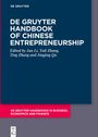 Titel: "DE GRUYTER HANDBOOK OF CHINESE ENTREPRENEURSHIP". Herausgeber: Jun Li, Yuli Zhang. Blau-rote Buchgestaltung.