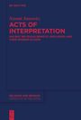 Naomi Janowitz: Acts of Interpretation, Buch