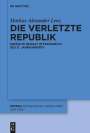 Markus Alexander Lenz: Die verletzte Republik, Buch