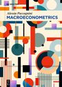 "Alessia Paccagnini MACROECONOMETRICS" steht inmitten bunter geometrischer Formen auf einem grafischen Buchcover.