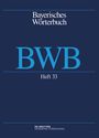 : Bayerisches Wörterbuch (BWB). Band 4/Heft 33, Buch