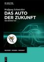 „Das Auto der Zukunft: Was bewegt es?“ von Wolfgang Schmickler. Silhouette eines Autos, Eulenlogo unten links.