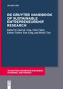 : De Gruyter Handbook of Sustainable Entrepreneurship Research, Buch