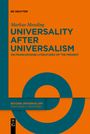 Markus Messling: Universality after Universalism, Buch
