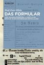 Wolf Peter Klein: Das Formular, Buch