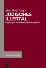 Großer, dunkelroter Bereich mit Text: "Klaus Wolf (Hrsg.) Jüdisches Illertal. Studien zum schwäbischen Landjudentum". Links: "DE GRUYTER". Unten: "STUDIA AUGUSTANA".