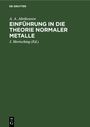 A. A. Abrikossow: Einführung in die Theorie normaler Metalle, Buch
