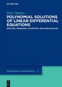Boris Shapiro: Polynomial Solutions of Linear Differential Equations, Buch