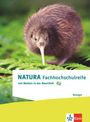 "NATURA Fachhochschulreife mit Medien in der Nawithek, Biologie." Ein Kiwi steht auf grünen Farnen. Klett-Logo unten rechts.