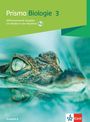"Prisma Biologie 3", "Differenzierende Ausgabe mit Medien in der Navithek", "Ausgabe A". Krokodil im Wasser. Klett-Logo.
