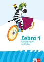 : Zebra 1.Buchstabenheft in Druckschrift Klasse 1, Buch,Div.