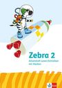 : Zebra 2. Arbeitsheft Lesen/Schreiben Klasse 2, Buch,Div.