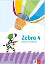 Zebra 4. Arbeitsheft Sprache mit Medien (Ausleihmaterial) Klasse 4, Buch