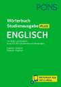 : PONS Wörterbuch Studienausgabe Plus Englisch, Buch,Div.