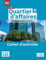 „Quartier d'affaires B1, Französisch professionell“, Hochhäuser hinter Bäumen, Buchcover.