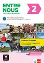 : Entre nous 2 A2 - Hybride Ausgabe, Buch