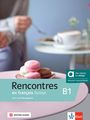 Rencontres en français Suisse B1 - Hybride Ausgabe allango, Buch