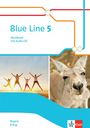 : Blue Line 5 R-Zug. Ausgabe Bayern. Workbook mit Audios Klasse 9, Buch,Div.