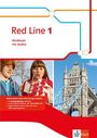: Red Line 1. Workbook mit Klett-Lernen App. Ausgabe 2014, Buch,Div.