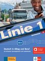 : Linie 1 Schweiz A1.1 - Hybride Ausgabe allango, Buch,Div.